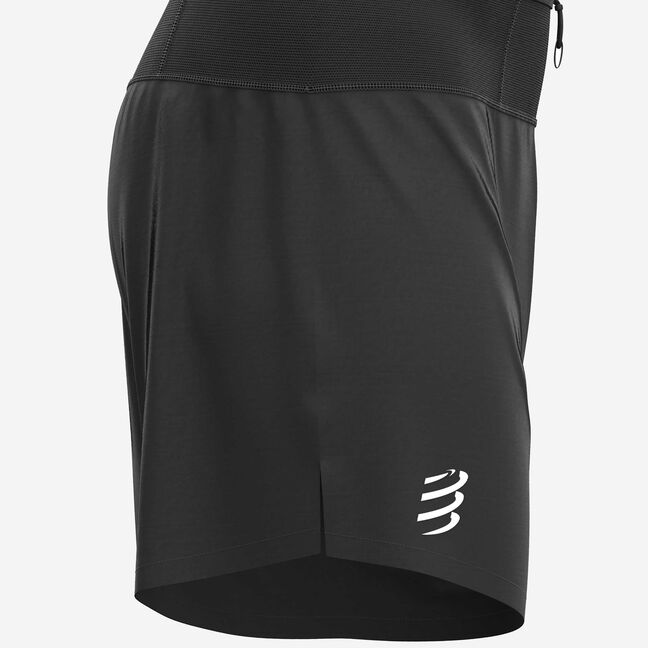 Compressport Trail 2in1 Short Black - Short Running Uomo