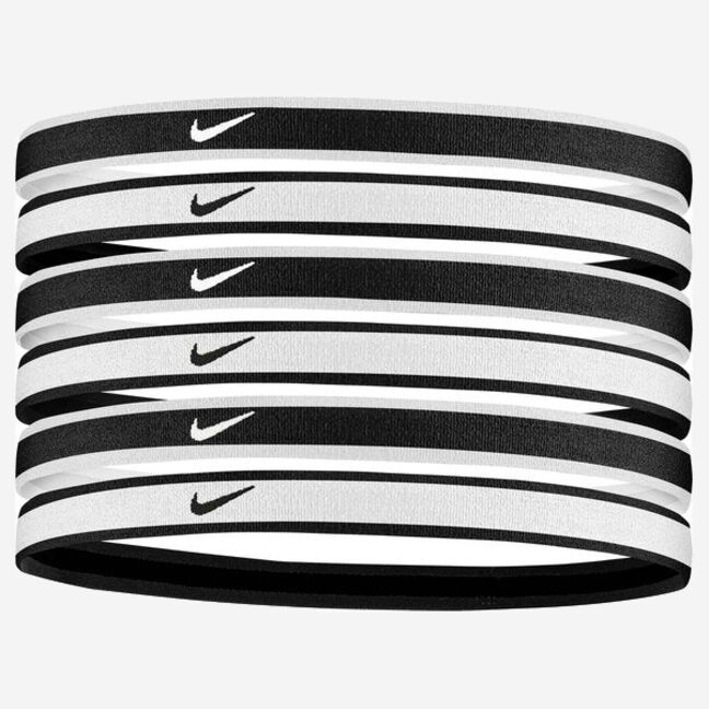 Nike TIPPED SWOOSH SPORT Bandeau Cheveux Noir Blanc