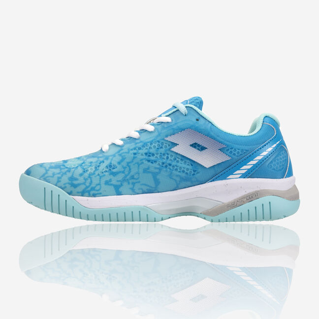 Zapatillas Padel Mujer Azul, LOTTO Superrapida 200 III