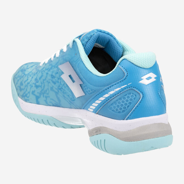 Zapatillas Padel Mujer Azul, LOTTO Superrapida 200 III