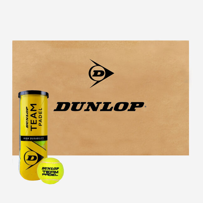Boîte de 3 balles de Padel Dunlop Team