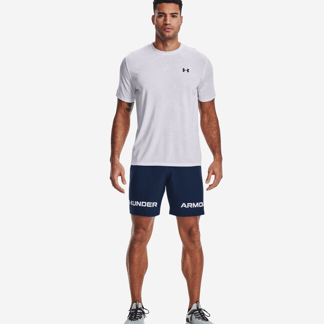 Men's ua woven graphic wordmark deals shorts